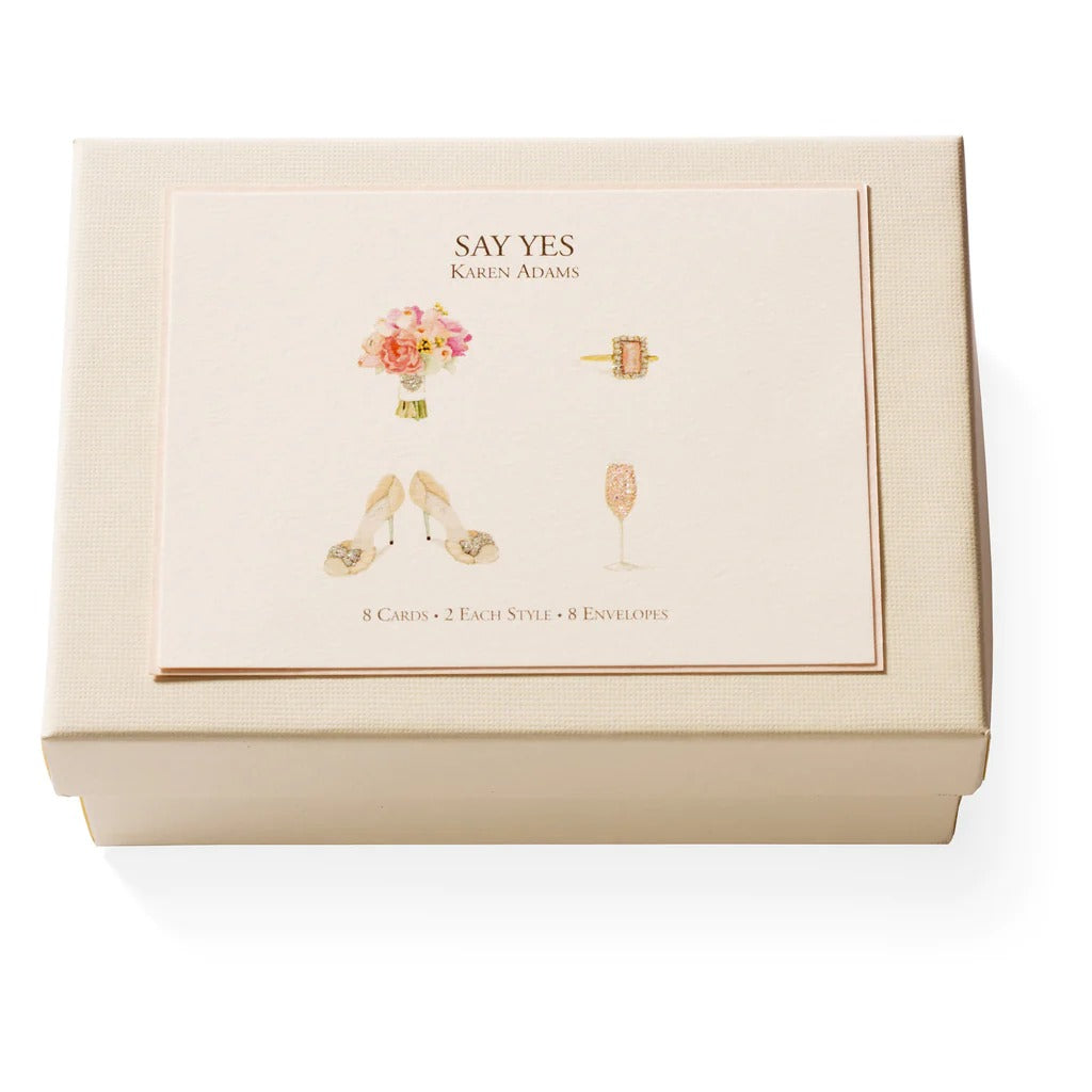 Say Yes Bridal Boxed Note Set