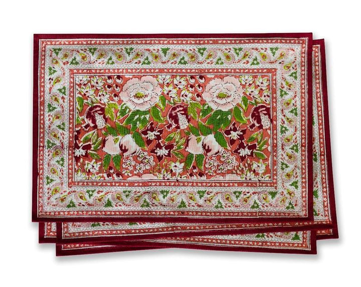 Spice Road Garnet Red Placemat