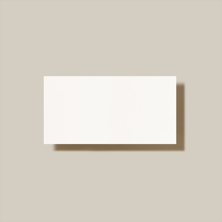 White Place Card Set/25