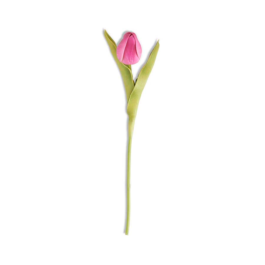 Fuschia Tulip 10.5" Stem