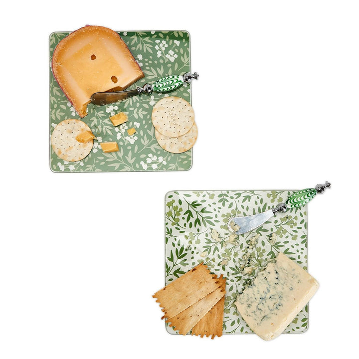 Light Green Cheese Serving Set in Gift Box