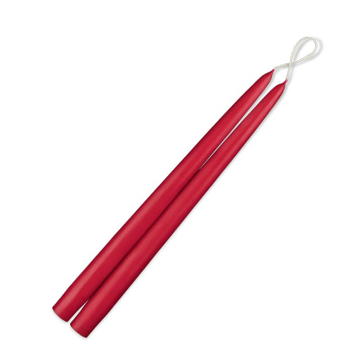Red Taper Candle 7/8 X 12
