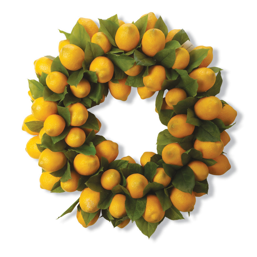 Lemon Wreath 24"