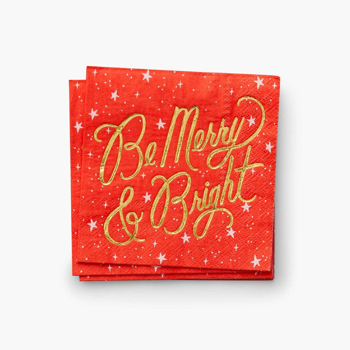 Merry & Bright Cocktail Napkins