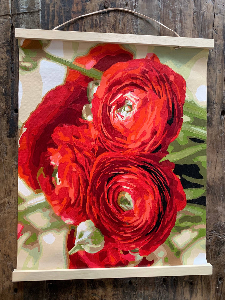 Red Roses Adult Paint-By-Number
