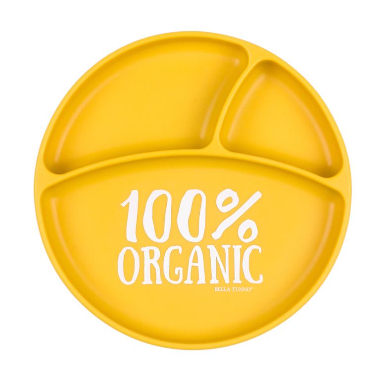 100% Organic Sectioned Plate