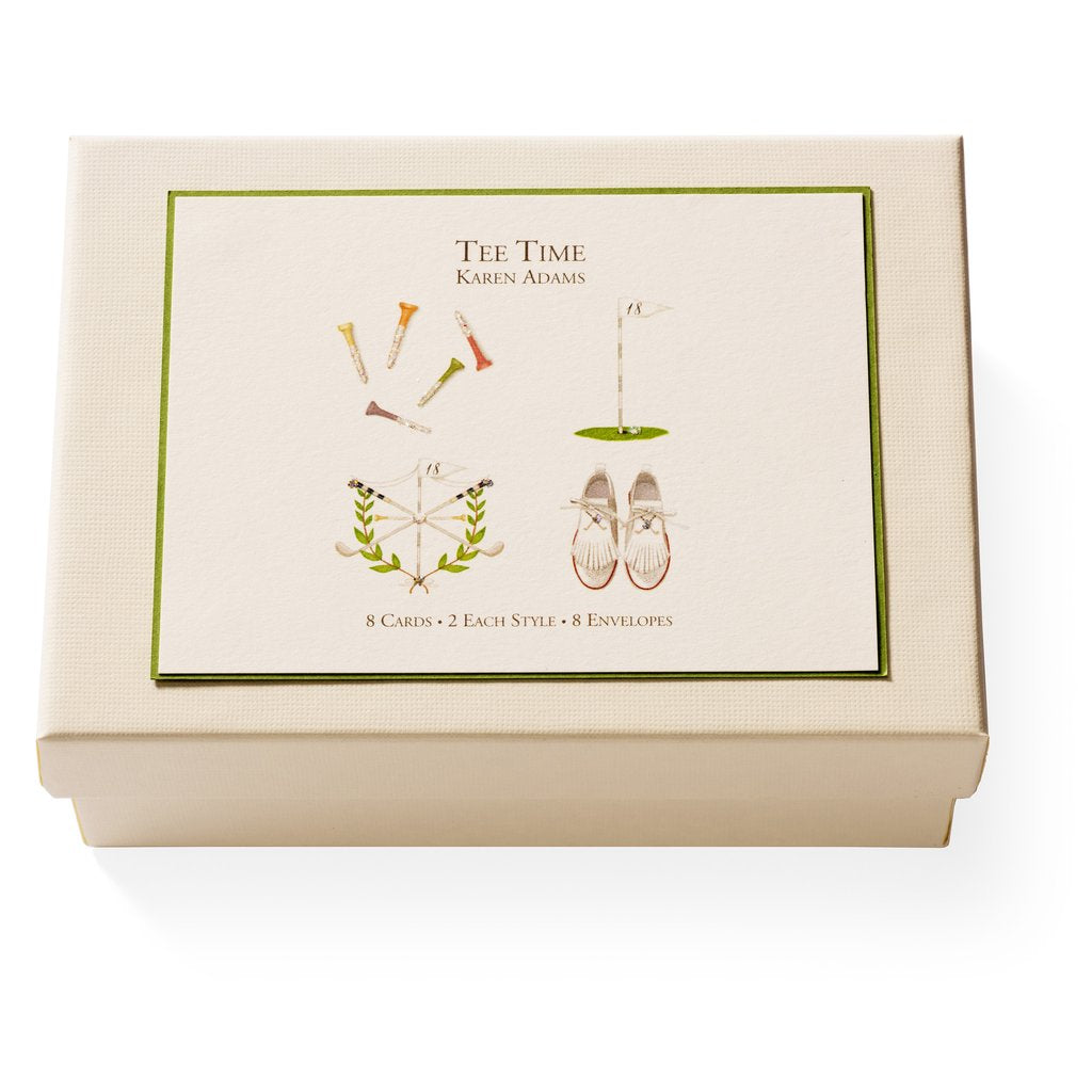 Tee Time Golf Boxed Note Set